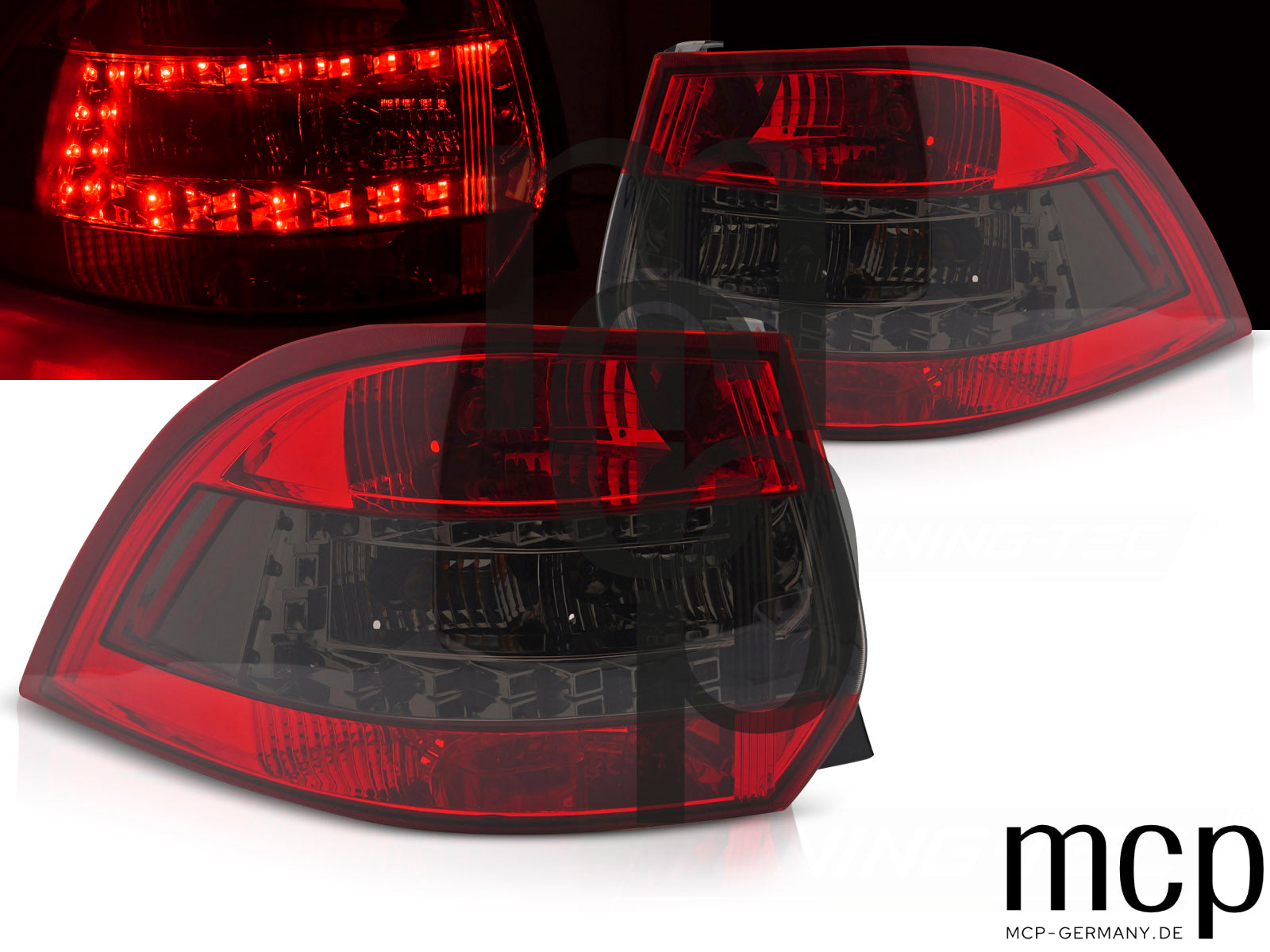 LED Rückleuchten Set für VW Golf 5 und 6 Variant (06/2007 bis 04/2013) in Rot/Smoke
