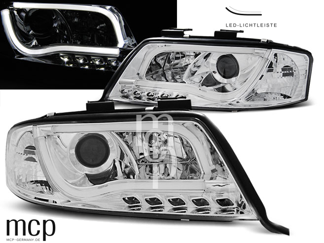 LPAU93 – Scheinwerfer-Set mit Detail der LED-Lichtleiste