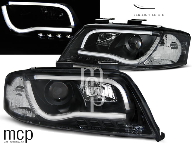 LPAU94 – Scheinwerfer-Set mit Detail der LED-Lichtleiste