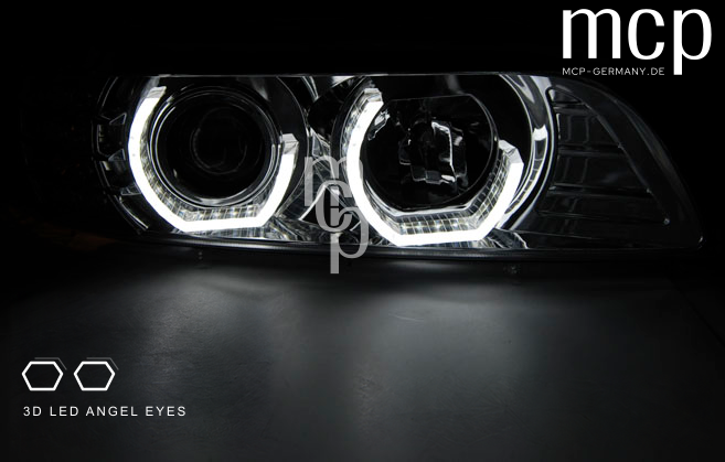 BMW 5er E39 Scheinwerfer LPBM05 – 02 Angel Eyes MCP