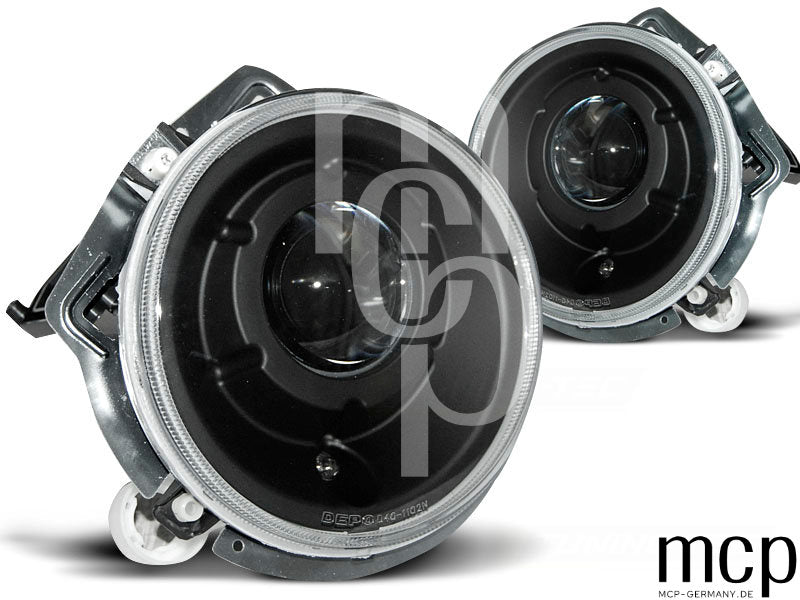Scheinwerfer Set für Mercedes W461 W463 G-Klasse (1992 bis 2006) in Schwarz