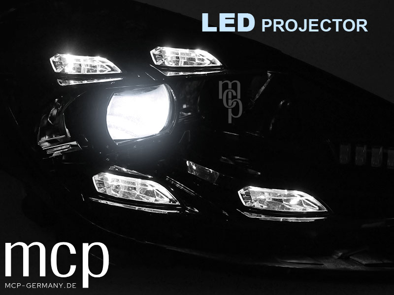 Porsche Cayenne 92A Voll-LED Scheinwerfer Set Schwarz Xenon AFS 2010–2015