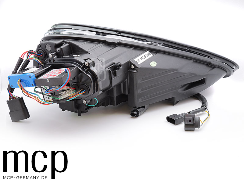 Porsche Cayenne 92A Voll-LED Scheinwerfer Set Schwarz Xenon AFS 2010–2015