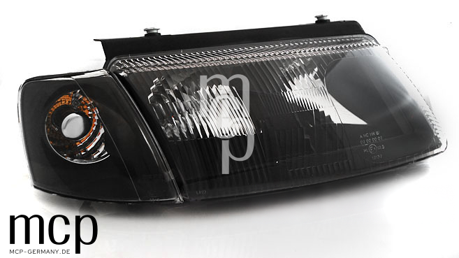 Scheinwerfer Set für VW Passat B5 3B (11/1996 bis 08/2000) in Schwarz – Ansicht 2