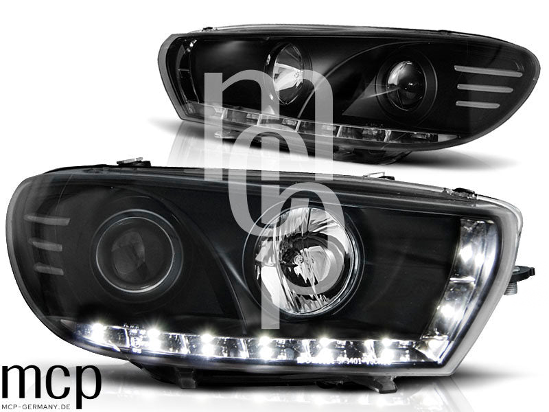 Scheinwerfer Set für VW Scirocco (2008 bis 04/2014) in Schwarz – LPVWB0, Ansicht 2