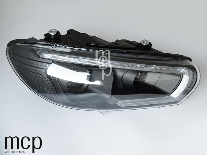 Xenon LED Tagfahrlicht Scheinwerfer Set für VW Scirocco (2008 bis 04/2014) in Schwarz – Produktansicht