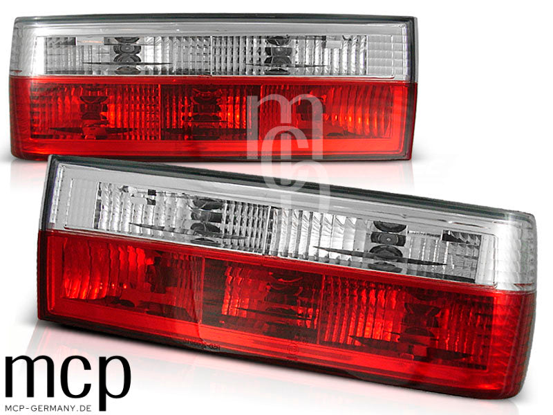 Rückleuchten Set für BMW 3er E30 in Rot/Klar