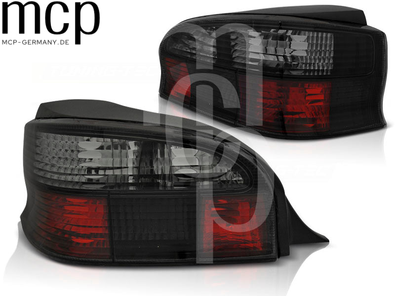 Rückleuchten Set für Citroën Saxo Schrägheck (1996 bis 1999) in Smoke
