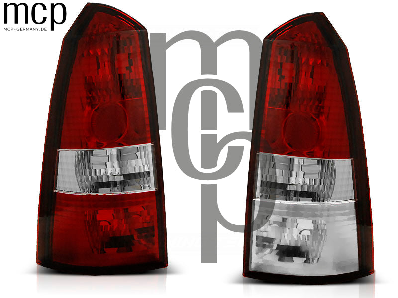Rückleuchten Set für Ford Focus 1 Turnier (10/1998 bis 10/2004) Turnier in Rot/Klar