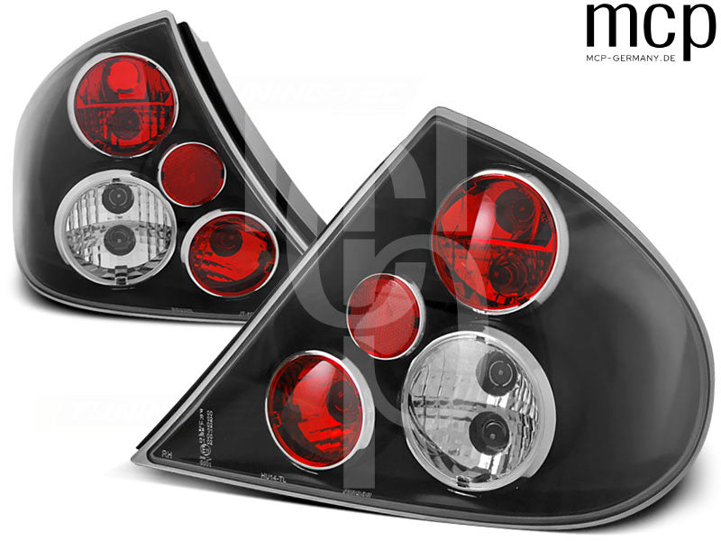 Rückleuchten Set für Ford Mondeo MK2 Liftback (10/1996 bis 08/2000) in Schwarz