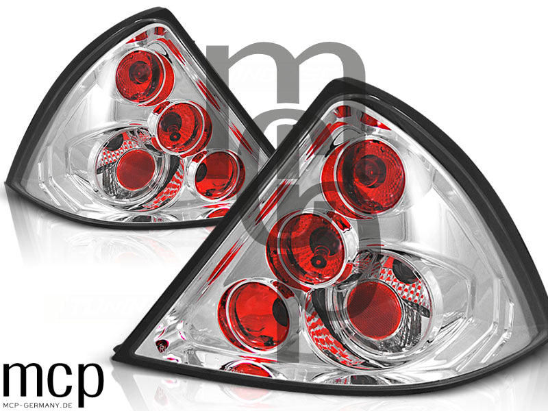 Rückleuchten Set für Ford Mondeo MK3 Liftback / Limousine (09/2000 bis 2007) in Chrom