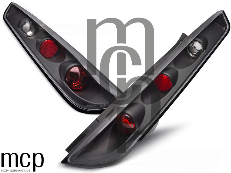 Rückleuchten Set für Ford Focus MK2 Schrägheck (2004 bis 2008) in Schwarz