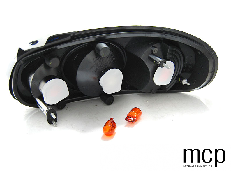 Rückleuchten Set für Mazda MX5 NB (1998 bis 2005) in Chrom – Rückansicht