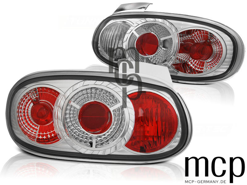 Rückleuchten Set für Mazda MX5 NB (1998 bis 2005) in Chrom