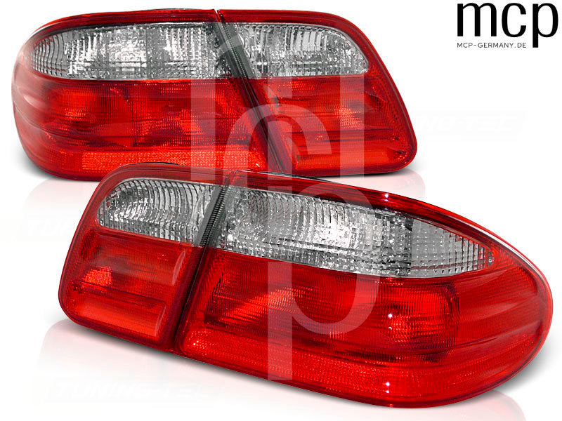 Rückleuchten Set für Mercedes W210 E-Klasse Limousine (1995 bis 03/2002) in Rot/Klar