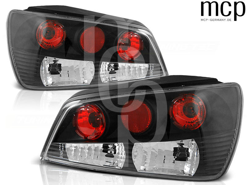 Rückleuchten Set für Peugeot 306 Schrägheck / 3-Türer / 5-Türer (05/1997 bis 03/2001) in Schwarz
