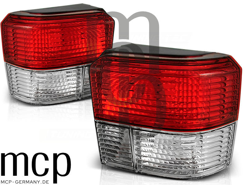 Rückleuchten Set für VW T4 (1990 bis 2003) in Rot/Klar