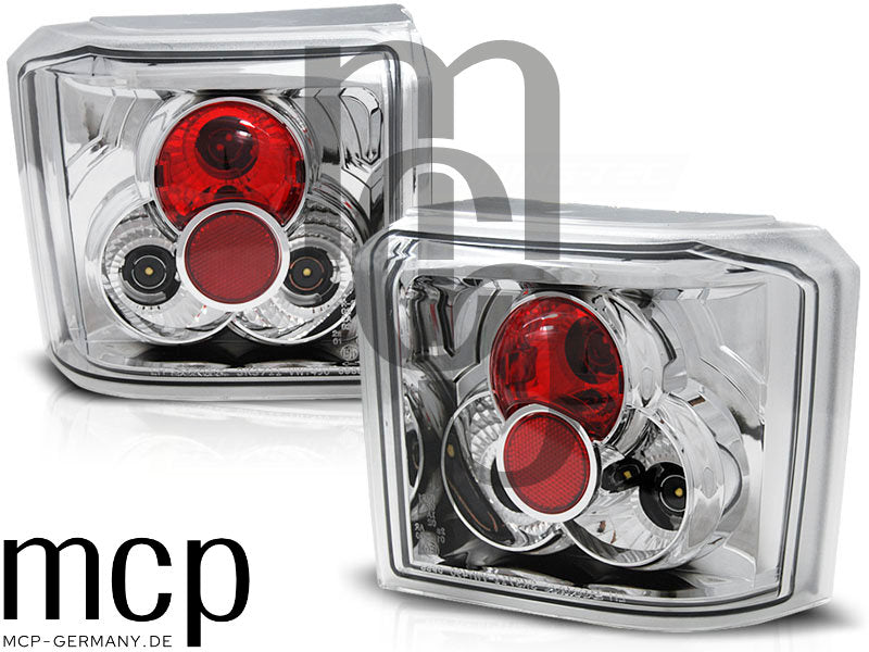 Rückleuchten Set für VW T4 (1990 bis 03/2003) in Chrom