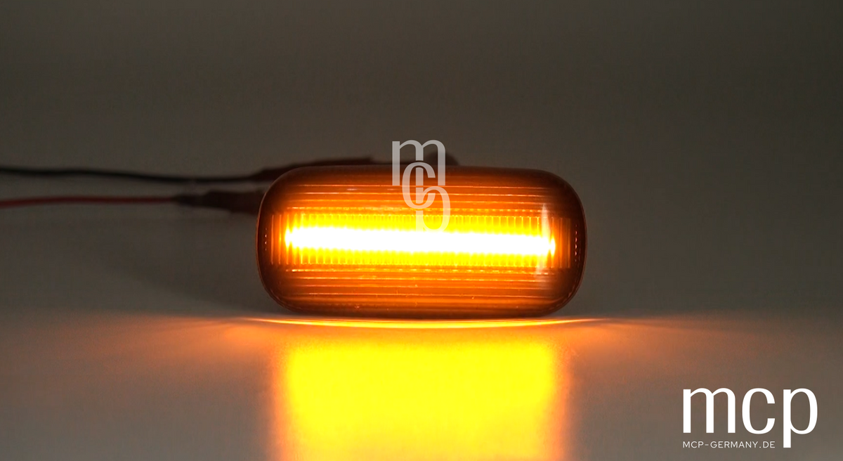 MCP 022023 – LED Seitenblinker Set für Audi A3, A4 und A6 in Smoke, Ansicht 2