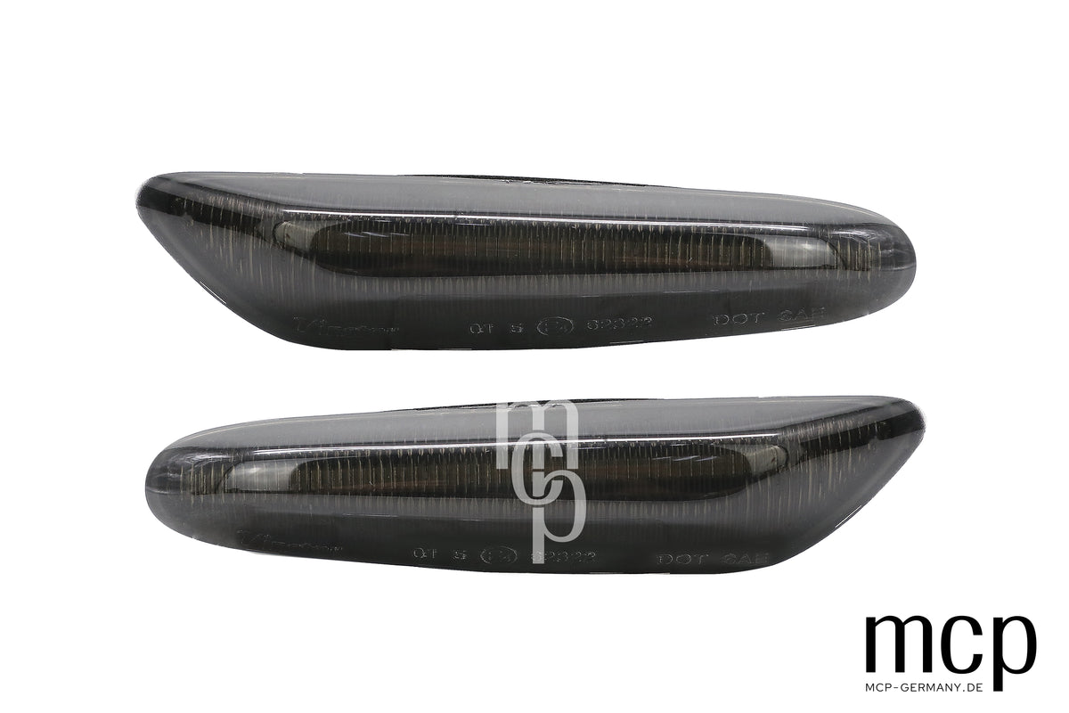 MCP 032012 – LED Seitenblinker Set für BMW 1er, 3er, 5er, X1 und X3 in Smoke, Ansicht 1