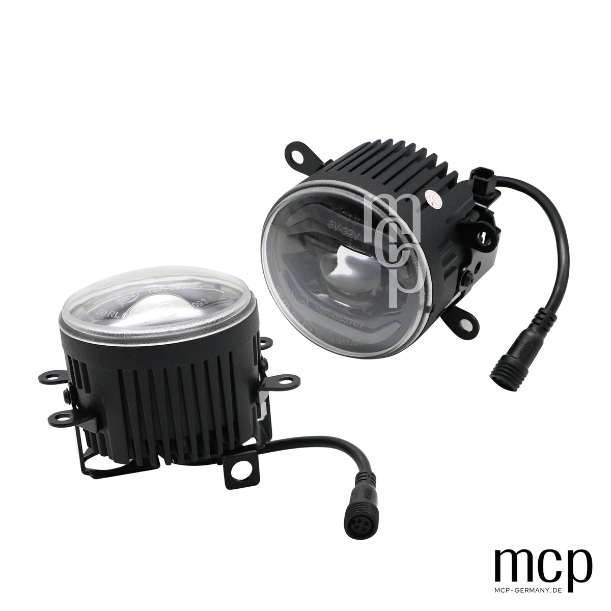 MCP 151002 – LED Nebelscheinwerfer Set 90 mm mit Tagfahrlicht in Klar, Ansicht 3