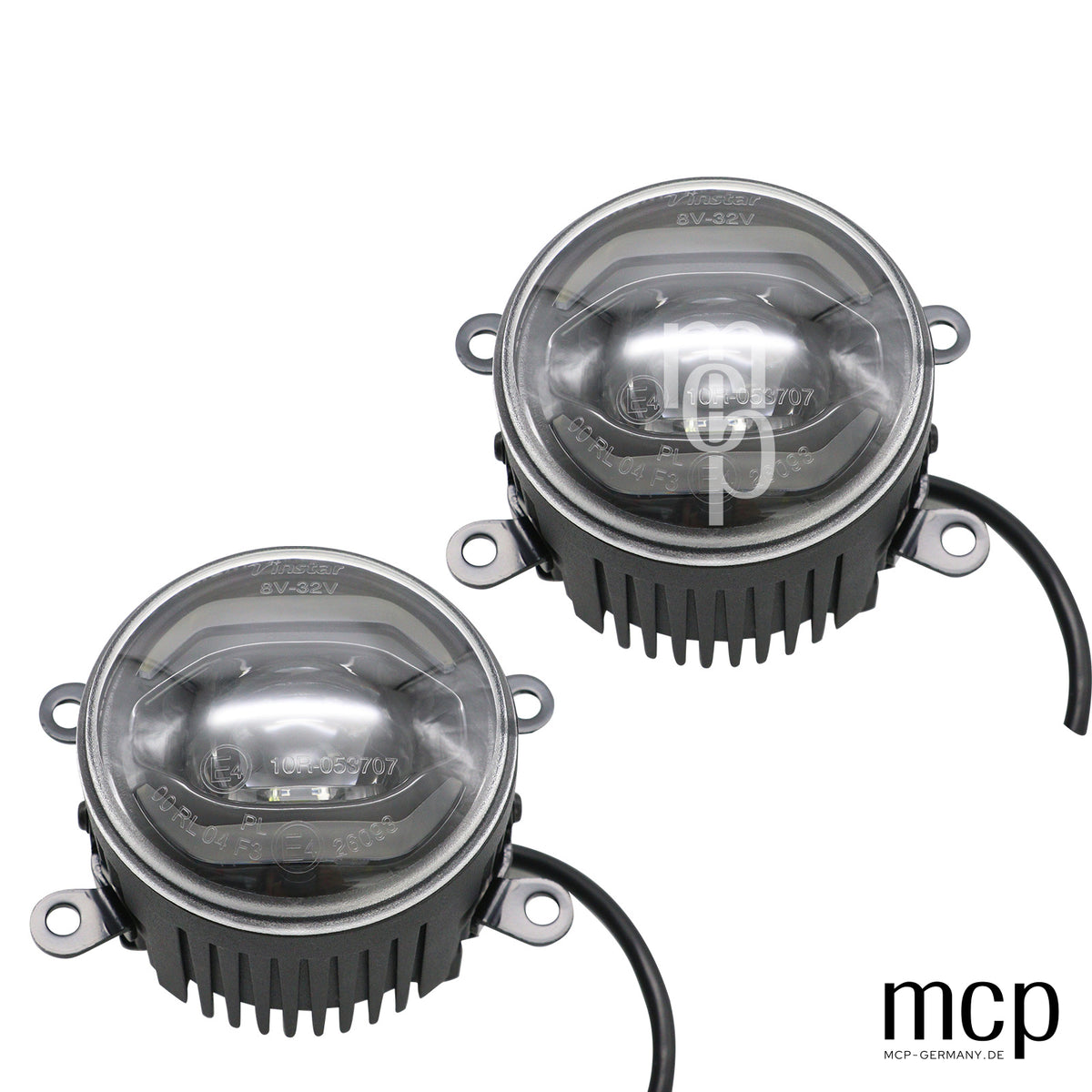 MCP 151002 – LED Nebelscheinwerfer Set 90 mm mit Tagfahrlicht in Klar, Ansicht 4