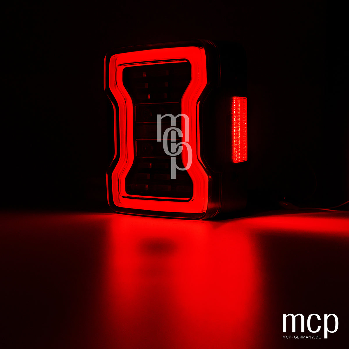 MCP 153001 – LED Rückleuchten Set für Jeep Wrangler JK (2007 bis 2018) in Klar, Ansicht 4