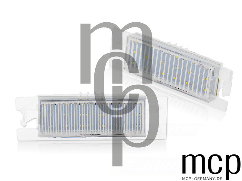LED Kennzeichenbeleuchtung Set für Alfa Romeo 147 / 156 / 159 / 166 / Giulietta / Brera / Spider