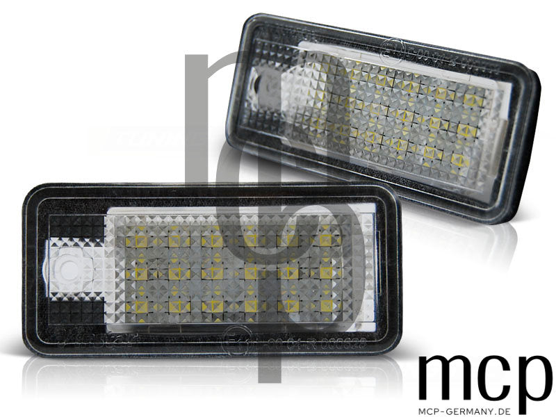LED Kennzeichenbeleuchtung Set für Audi A3/A4/A6/Q7