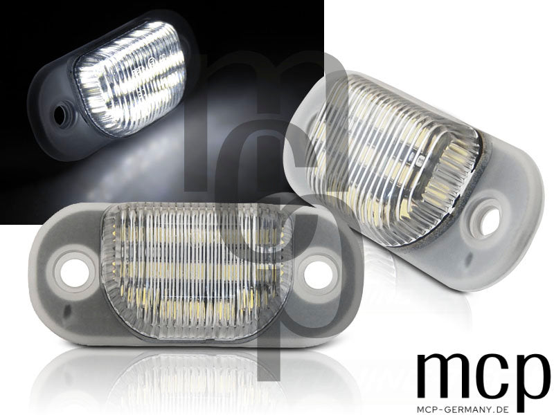 LED Kennzeichenbeleuchtung Set für Audi 80 B4 / 100 C4 / A6 C4