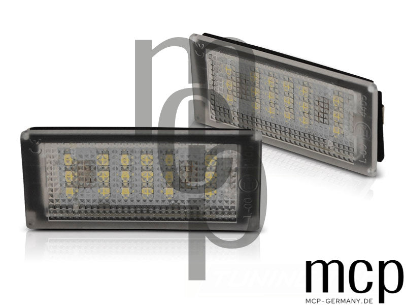 LED Kennzeichenbeleuchtung Set für BMW 3er E46 Coupé / Cabrio / E46 M3 LCI