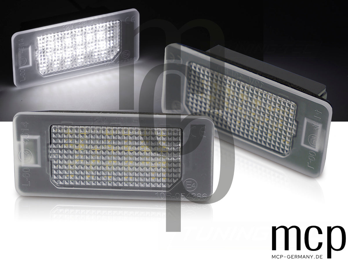 LED Kennzeichenbeleuchtung Set für Fiat 500E II / 500X / Abarth 500E