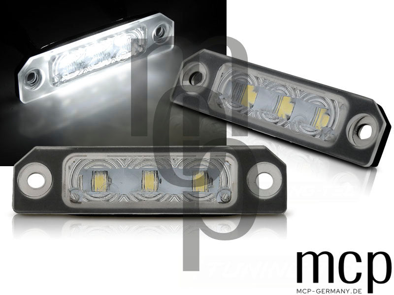 LED Kennzeichenbeleuchtung Set für Ford Focus MK2 Schrägheck / Mustang / Flex / Taurus