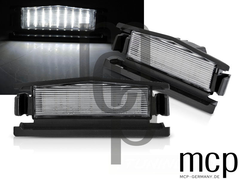 LED Kennzeichenbeleuchtung Set für Mazda MX-5 ND / Mazda 2 in Klar