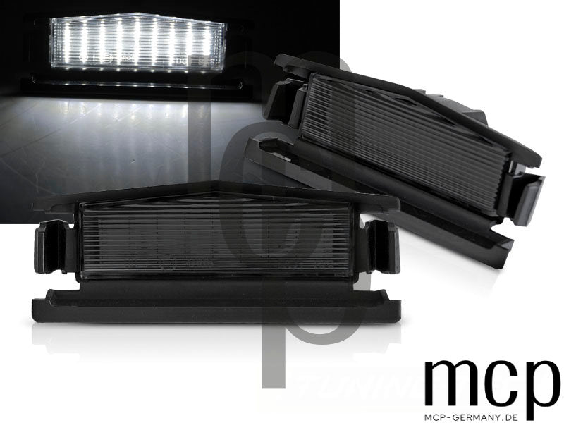 LED Kennzeichenbeleuchtung Set für Mazda MX-5 ND / Mazda 2 in Smoke