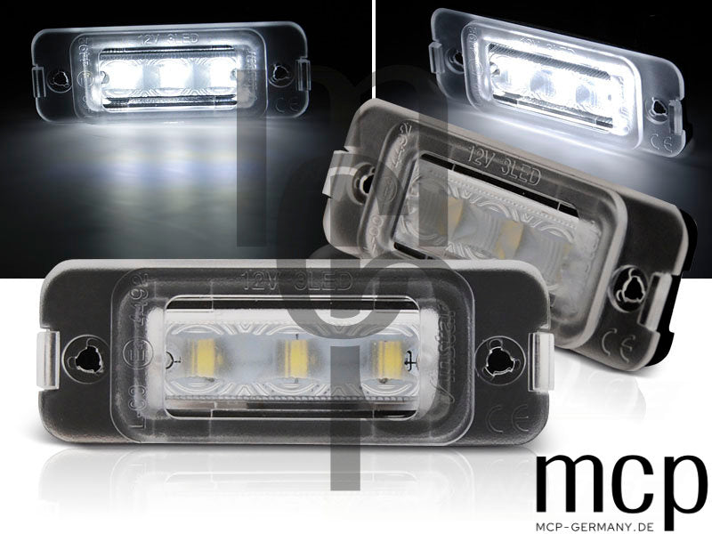 LED Kennzeichenbeleuchtung Set für Mercedes M-Klasse W164 / R-Klasse W251