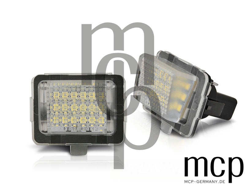 LED Kennzeichenbeleuchtung Set für Mercedes W204 / W205 / W212 / W221 / W222 / C117