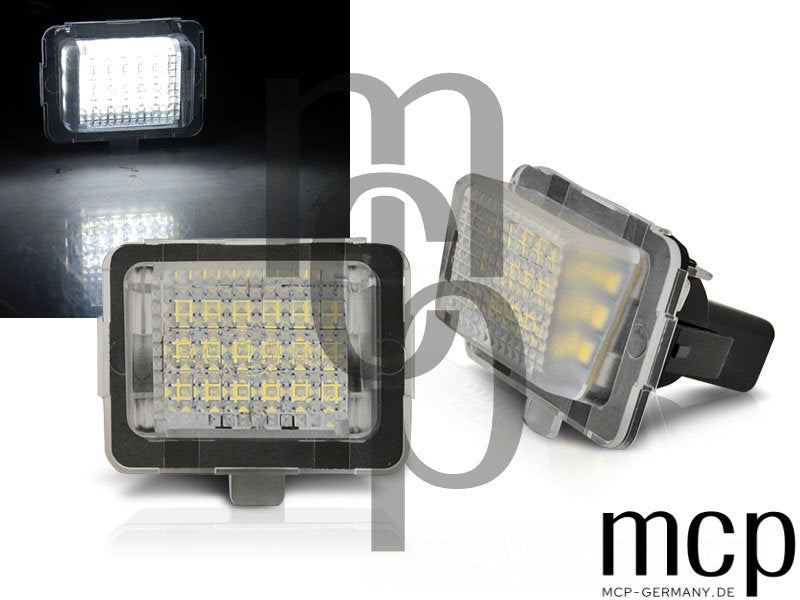 LED Kennzeichenbeleuchtung Set für Mercedes W204 / W205 / W212 / W221 / W222 / C117