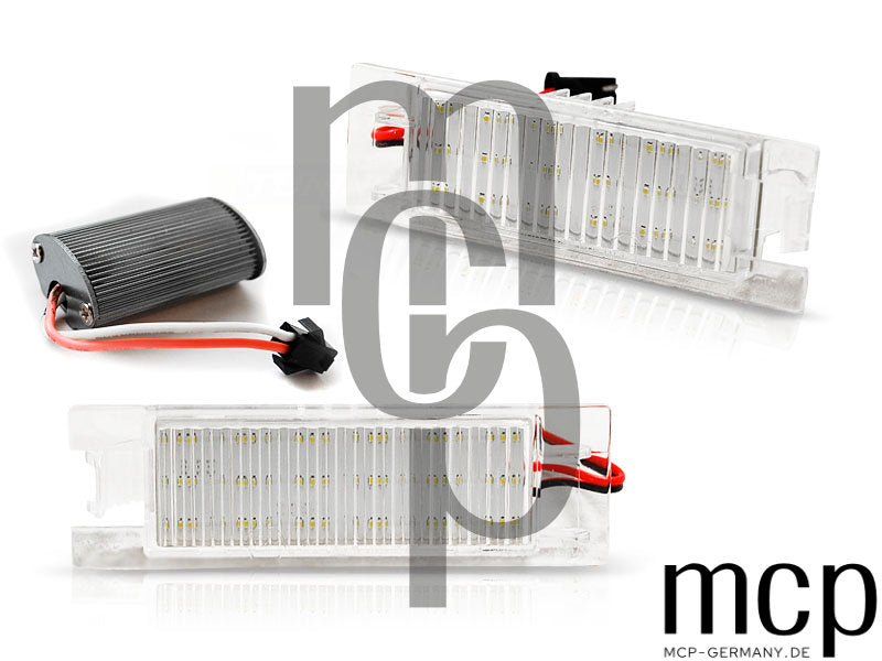LED Kennzeichenbeleuchtung Set für Opel Zafira B/ Astra H/ Corsa D/ Insignia / Vectra C