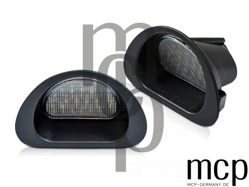 LED Kennzeichenbeleuchtung Set für Peugeot 107 / Citroën C1