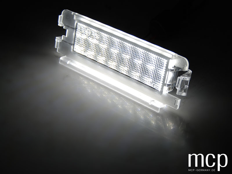 LED Kennzeichenbeleuchtung für Renault Clio II / Dacia Logan / Sandero – MCP Produktbild 2