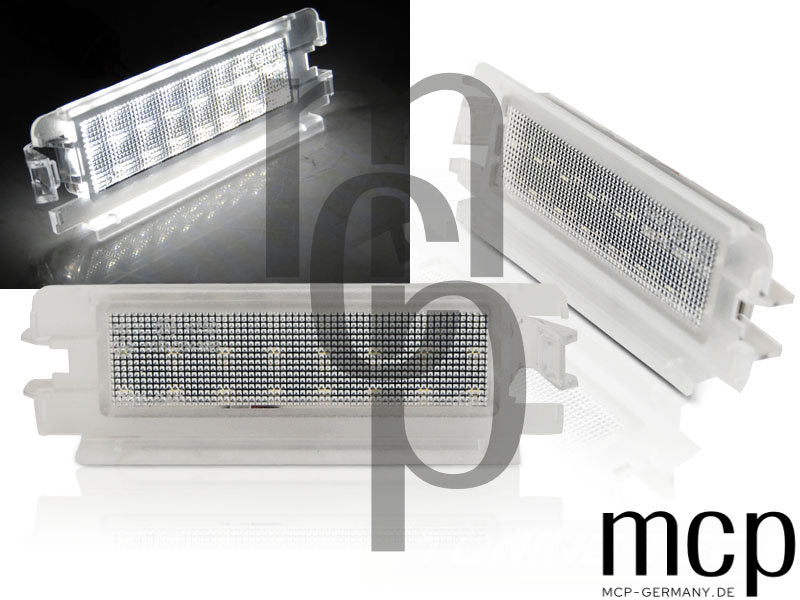 LED Kennzeichenbeleuchtung für Renault Clio II / Dacia Logan / Sandero