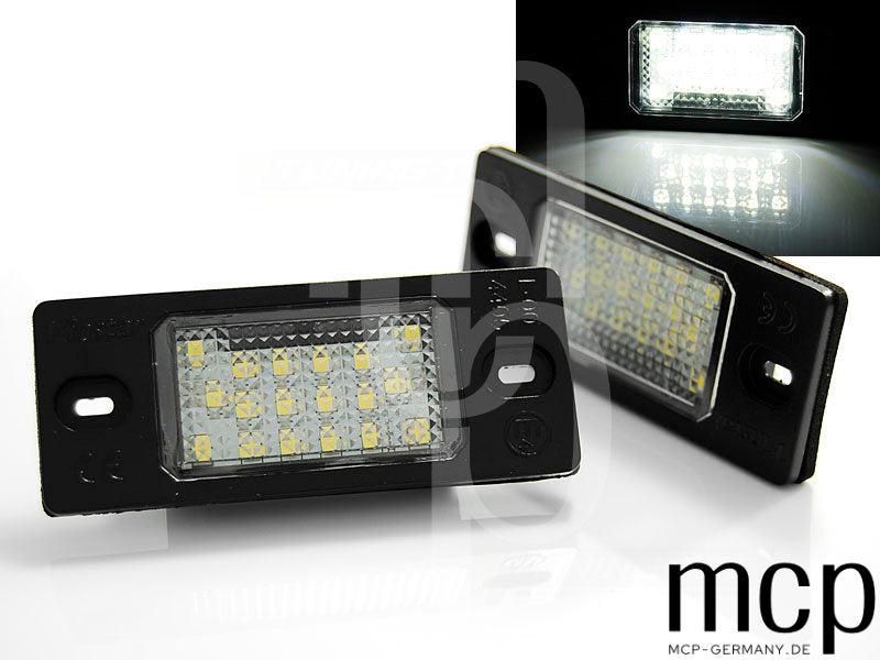 LED Kennzeichenbeleuchtung Set für VW Tiguan / Touareg / Golf V Variant / Porsche Cayenne