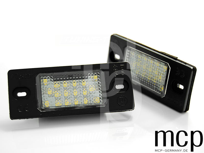 LED Kennzeichenbeleuchtung Set für VW Tiguan / Touareg / Golf V Variant / Porsche Cayenne