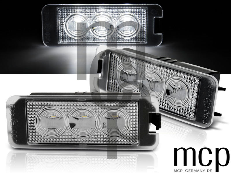 LED Kennzeichenbeleuchtung Set für VW Golf IV / V / VI / VII / Passat B6 / Passat CC / Scirocco