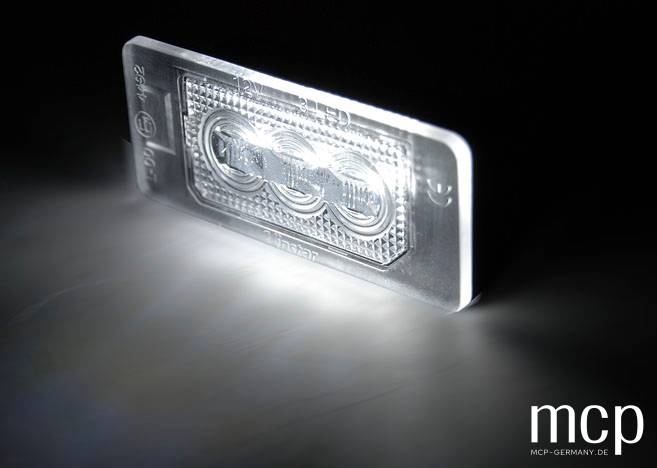 PRVW09 – LED Kennzeichenbeleuchtung eingeschaltet