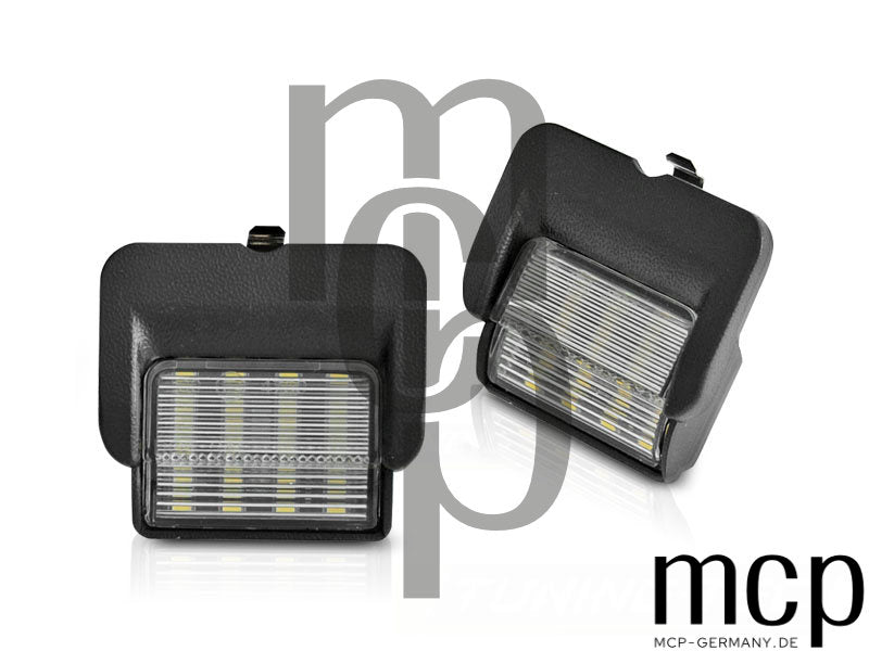 LED Kennzeichenbeleuchtung Set für VW Polo 6N Schrägheck