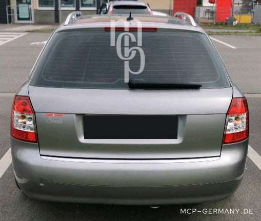 MCP 023053 Audi A4 B6 Avant Rot/Klar – Bisheriges Shopify-Titelmotiv: Einbauansicht Heck