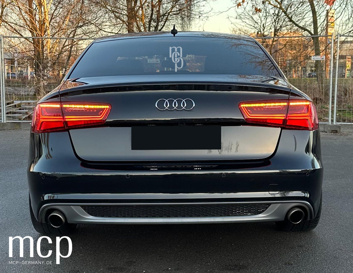 MCP 023162 – LED Rückleuchten Audi A6 C7 4G Limousine Rot/Klar – Fahrzeug Heck Blinker