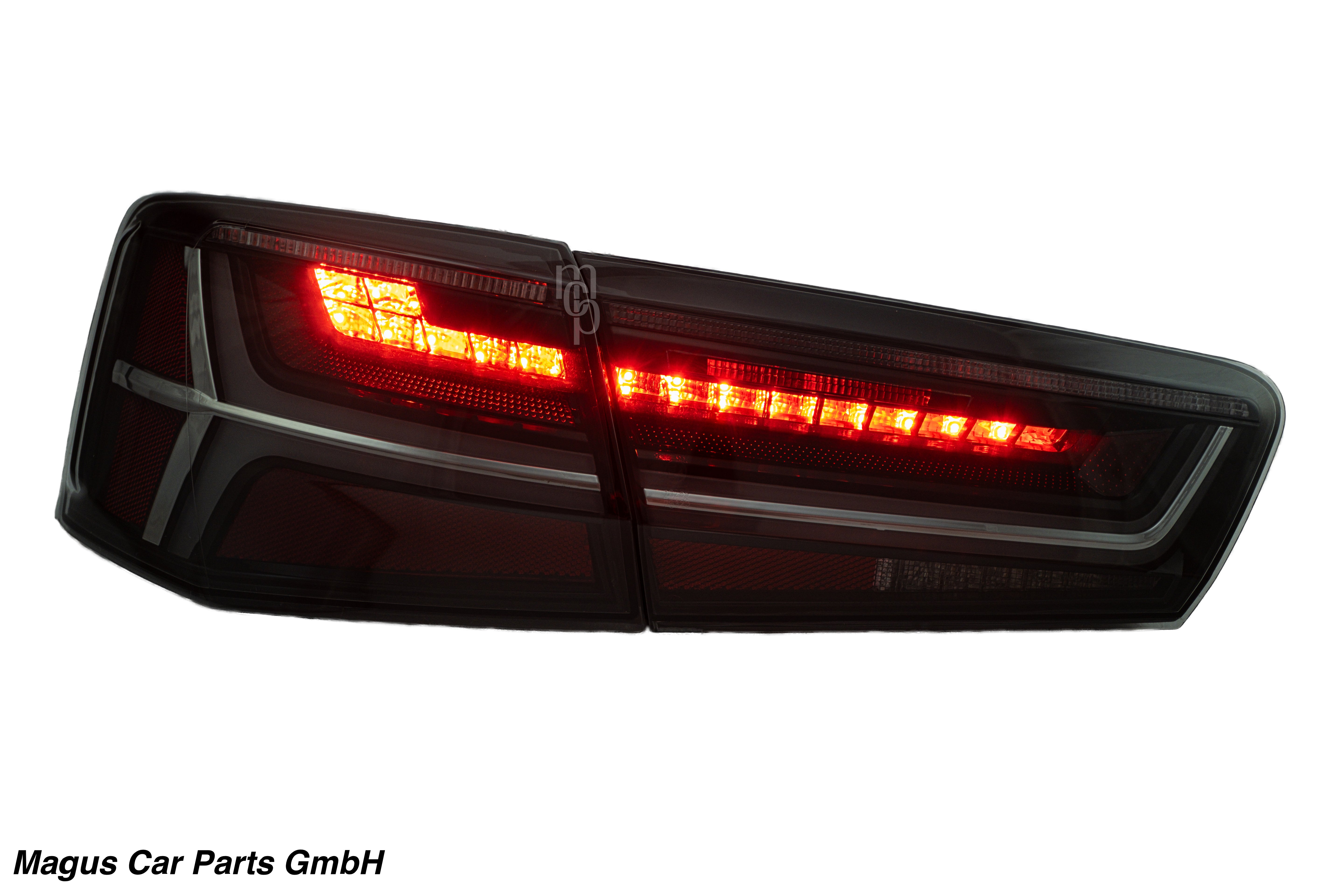 LED taillights for Audi A6 C7 sedan (04/11-10/14), smoked